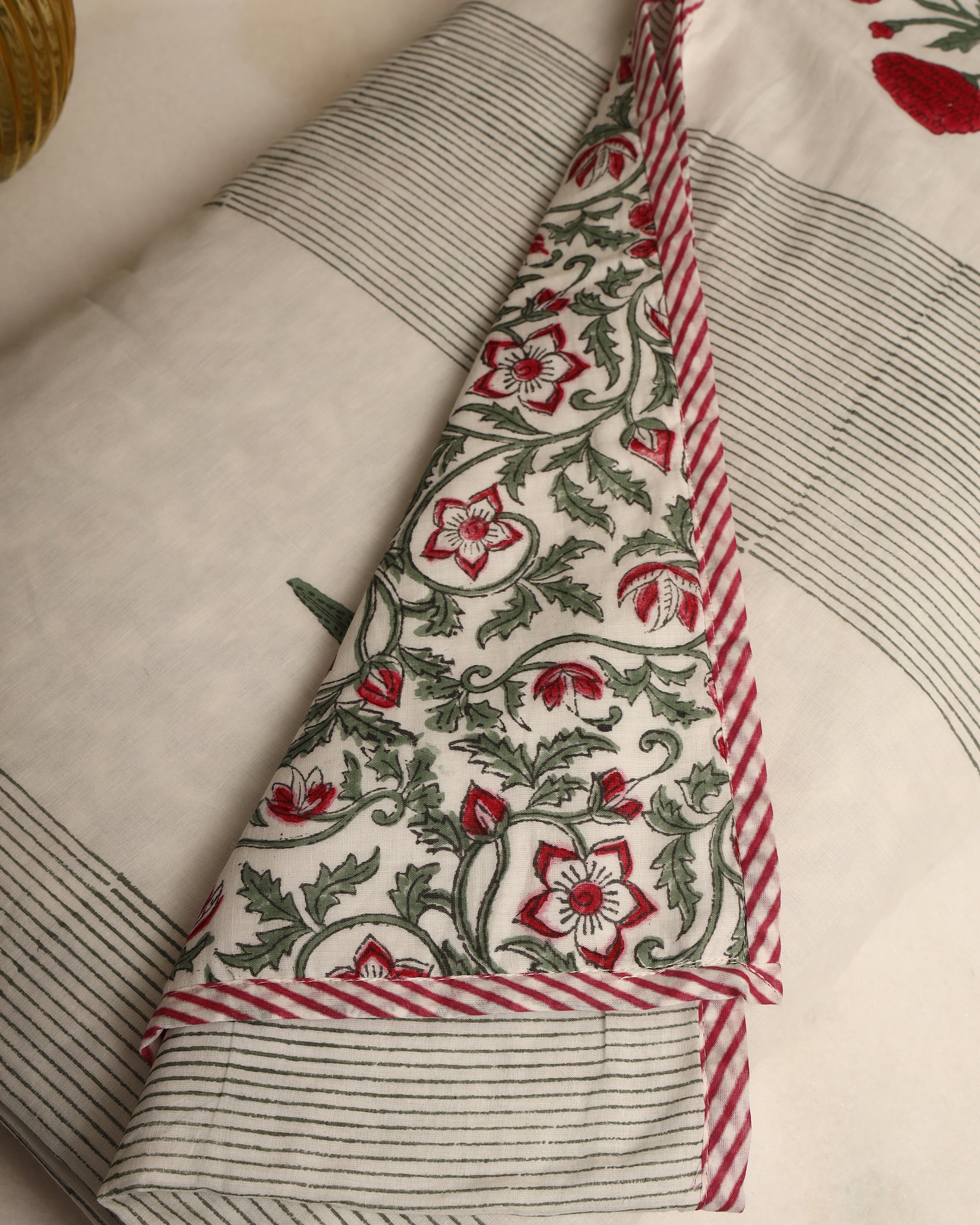 Maroon Wild Poppy Fiels Dohar